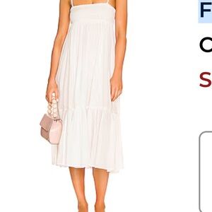 Free People Follow Rivers Convertible Dress in White